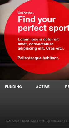 Showing detail of Titles on homepage