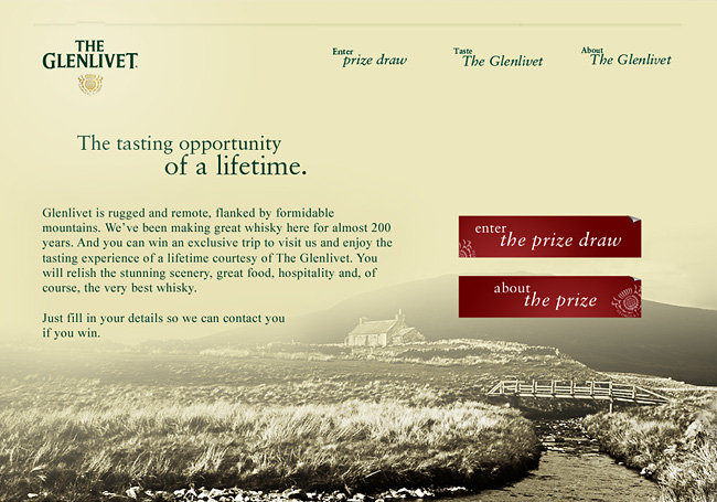 The Glenlivet Homepage